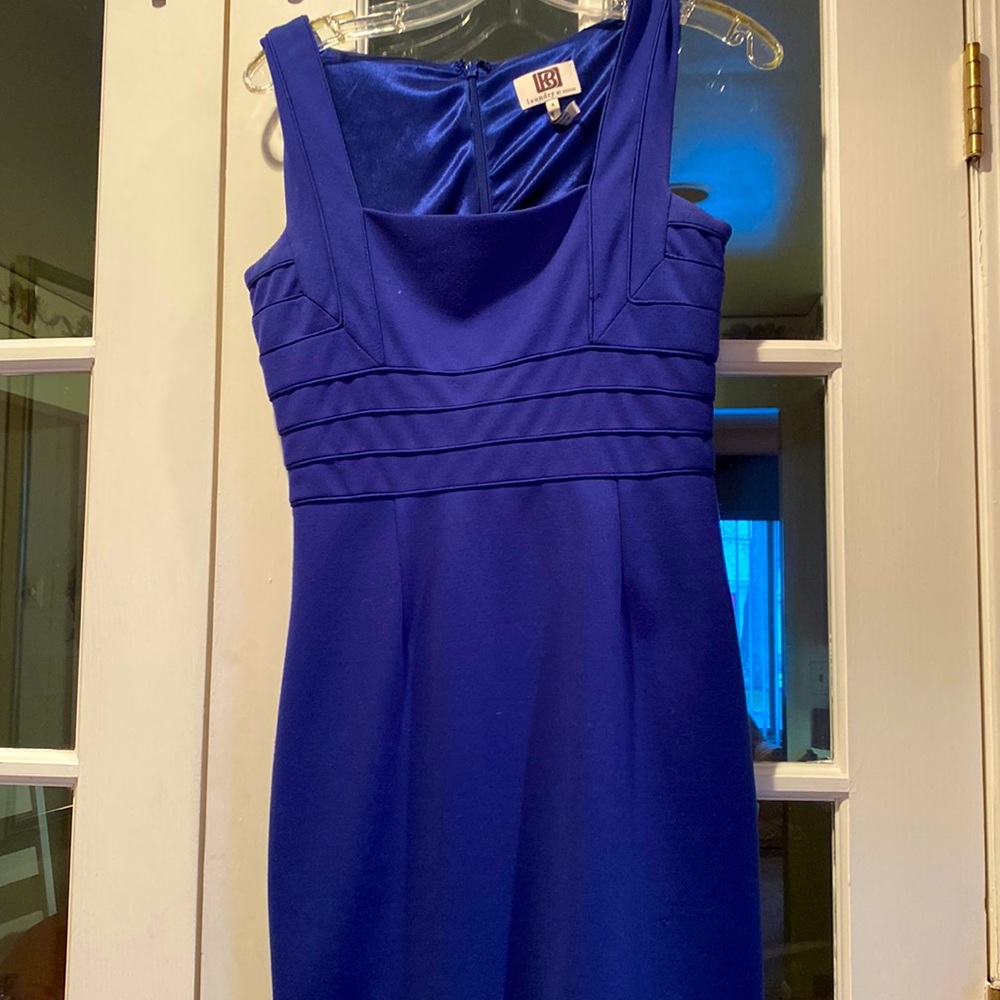 Navy blue cocktail dress